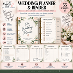 The Ultimate Digital Wedding Planner Bundle | 300+ Pages & Templates