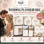 The Ultimate Digital Wedding Planner Bundle | 300+ Pages & Templates