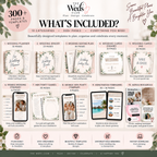 The Ultimate Digital Wedding Planner Bundle | 300+ Pages & Templates